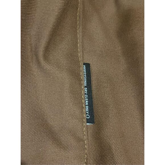 Coronado Leather Mens Vest 48Tall Cut Bison Concealed Carry Pockets Nickel snaps - Picture 10 of 16